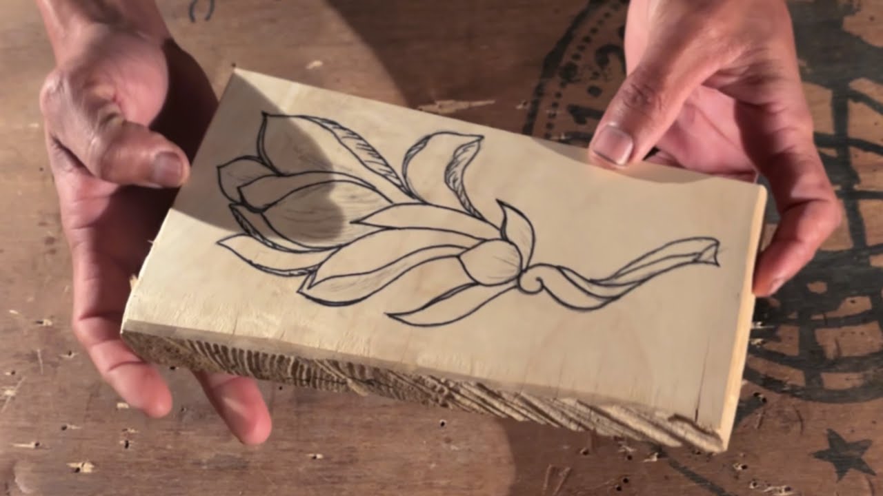 Easy Carving Watch what this piece of wood turns into!