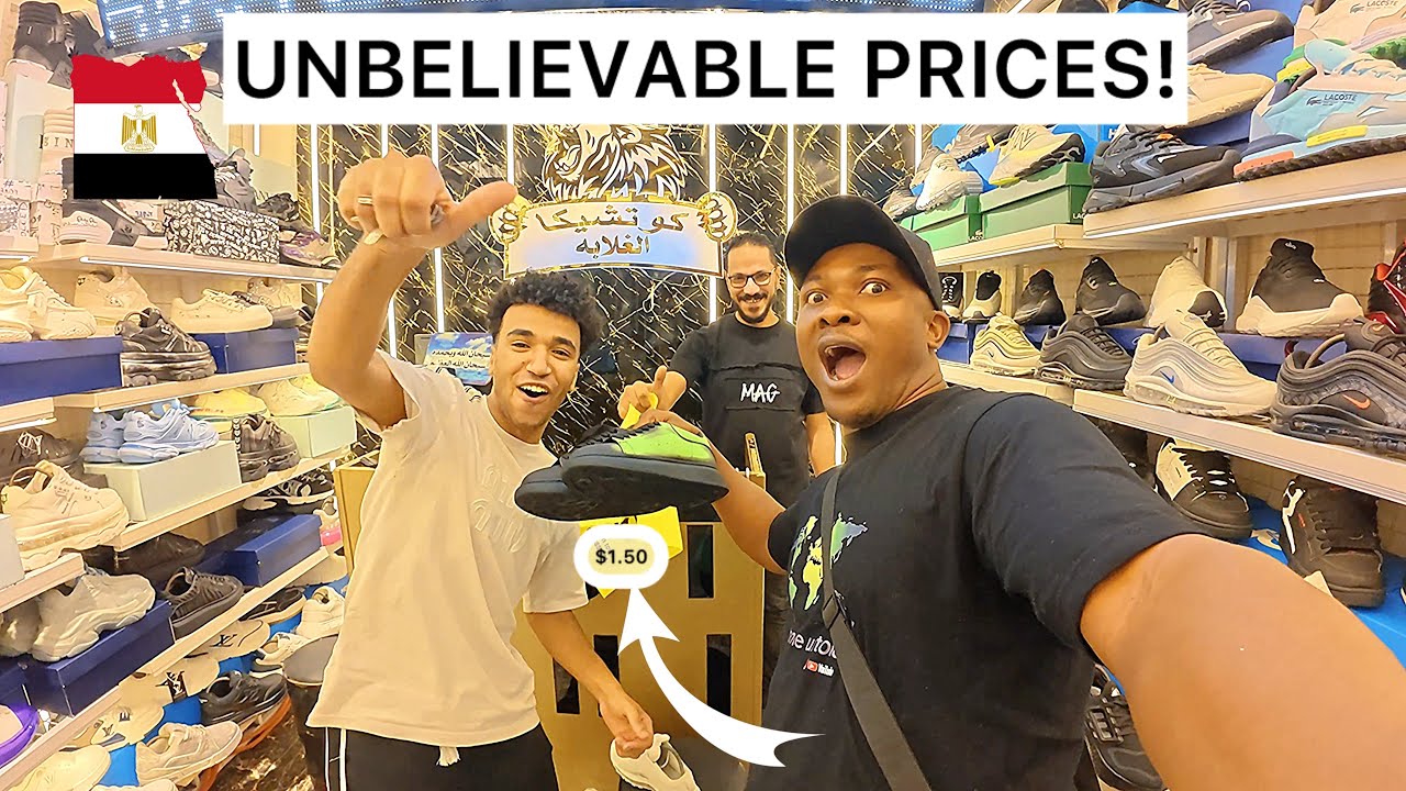 $100 Cairo&rsquo;s Fake Market Spree! 🇪🇬 😱