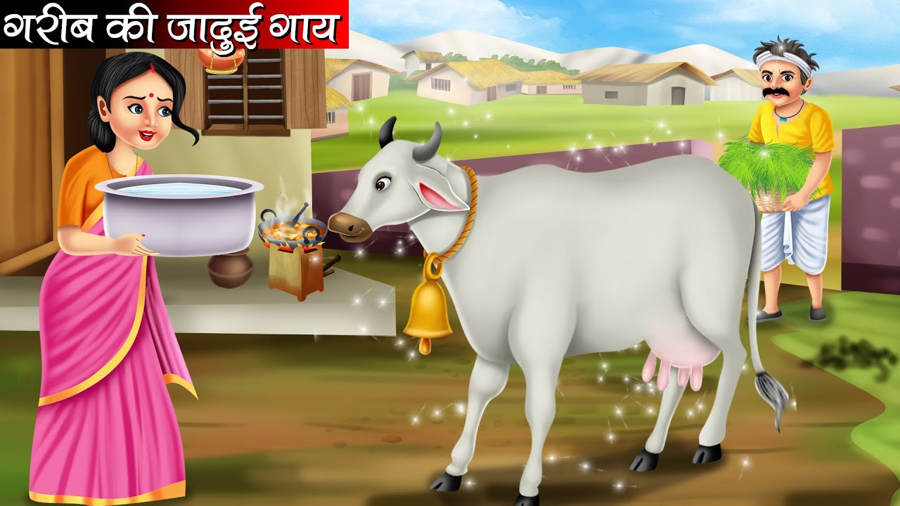 गरीब की जादुई गाय | Garib Ki Jadui Gaay | Hindi kahaniya | Moral stories | kahaniya | fairy tales |