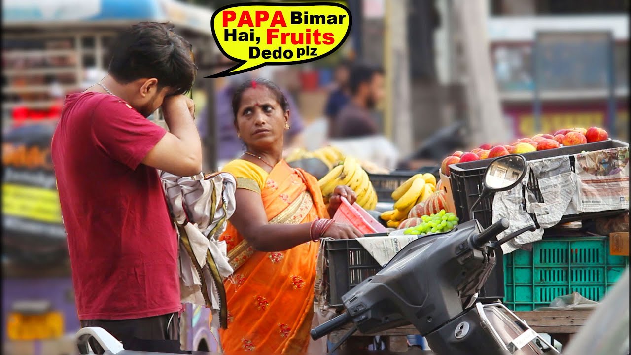 POOR GUY BUYING FRUITS WITHOUT MONEY || Social Experiment