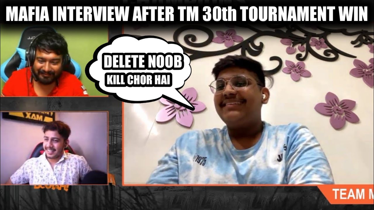 @TGMAFIAA INTERVIEW AFTER THE MAFIAS RECORD 30 th TOURNAMENT WIN || THE MAFIAS @FOZYAJAY