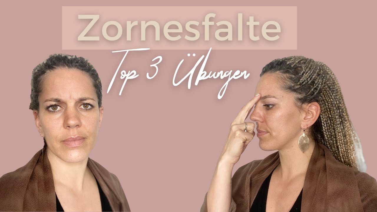 Zornesfalte entfernen durch Gesichtsgymnastik, Gesichtsmassage & Akupressur | einfach & dauerhaft!