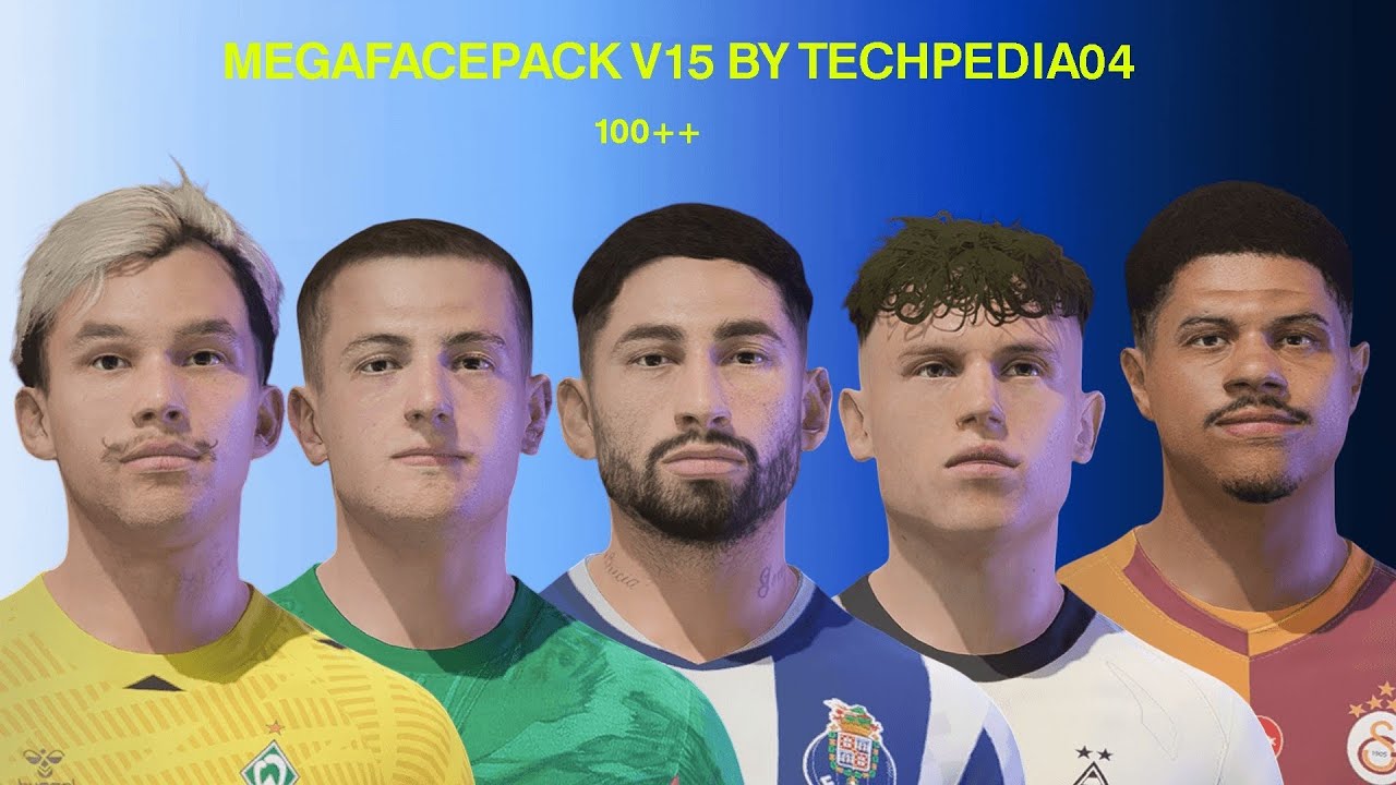 Megafacepack V15 by techpedia04 for fifa 22