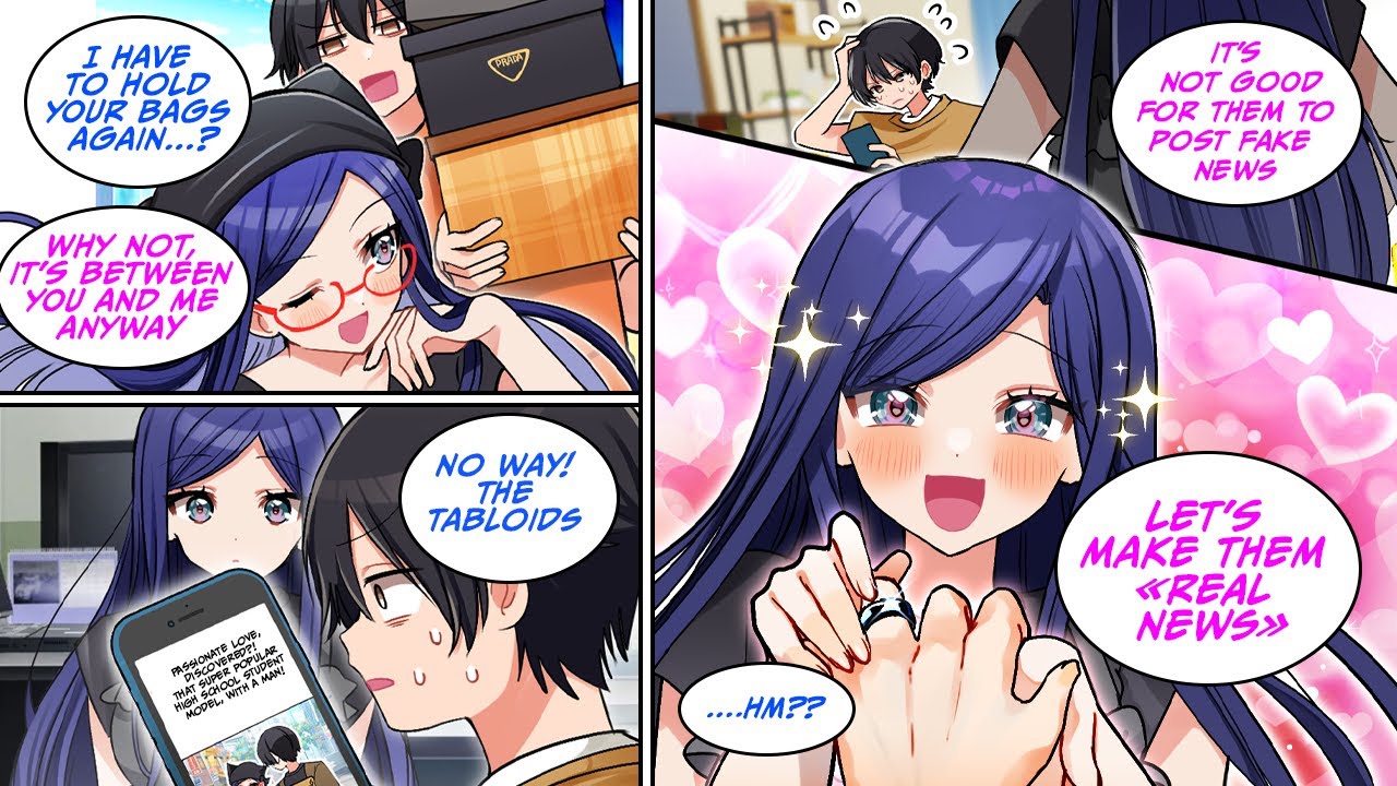 [Manga dub] My childhood friend is a famous model, and the tabloids posted fake news… [RomCom]