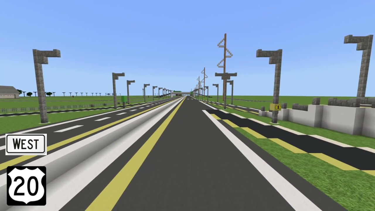 Iowa Minecraft Map Highway System