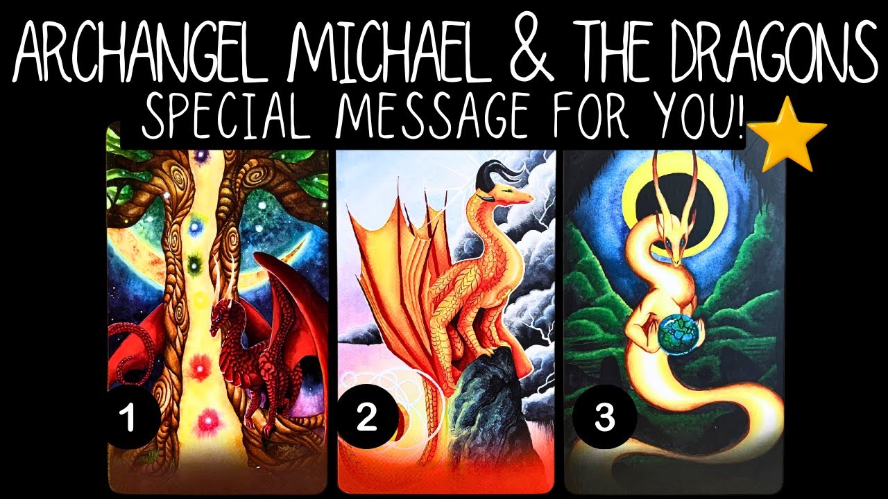 A Special Message From Archangel Michael & The Dragons! 💙🔥 ⎮pick a card reading 🃏⎮tarot card reading