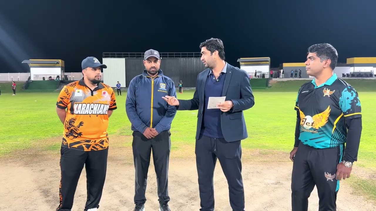 Toss Presentation & Captain’s Interview | JET BLASTER v/s AL WASMI TRANSPORT 