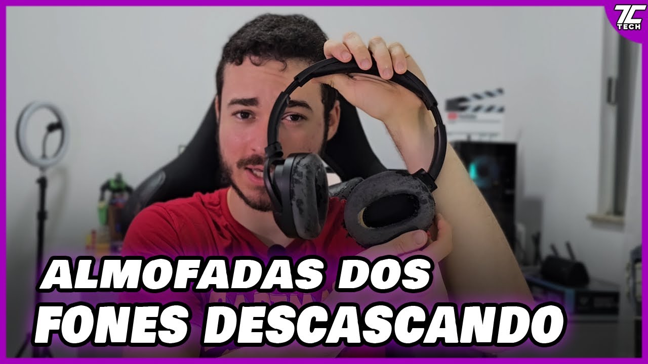 O PROBLEMA COMUM E MAIS CHATO DOS FONES DE OUVIDO - ALMOFADAS DESCASCANDO