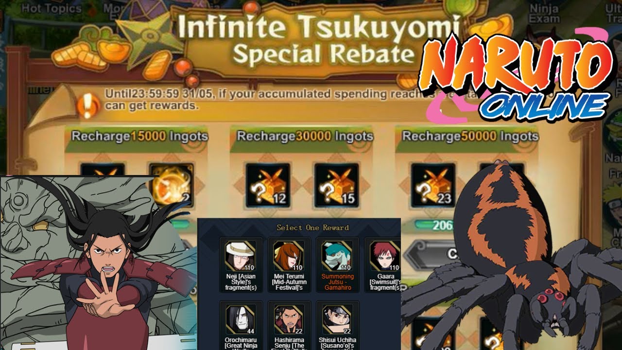 Naruto Online - What You Will Get for 20,000 Ingots Recharge in 2023