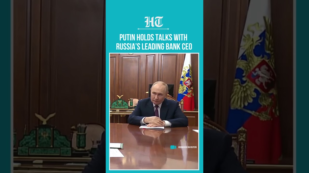 Russian President Putin Holds Key Economic Talks With Sberbank CEO in Moscow | #shorts