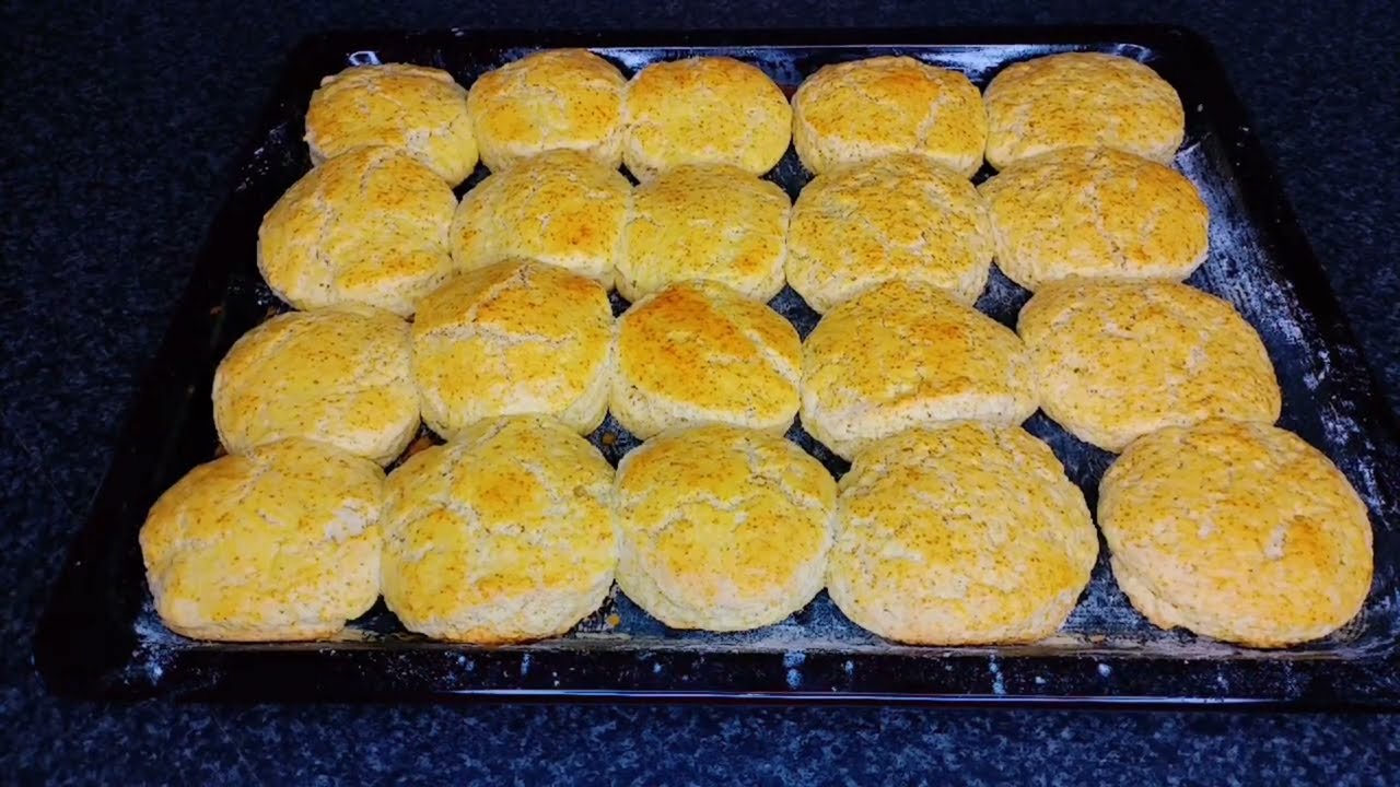 Soft & fluffy custard scones #recipe #quickrecipes #easyrecipe