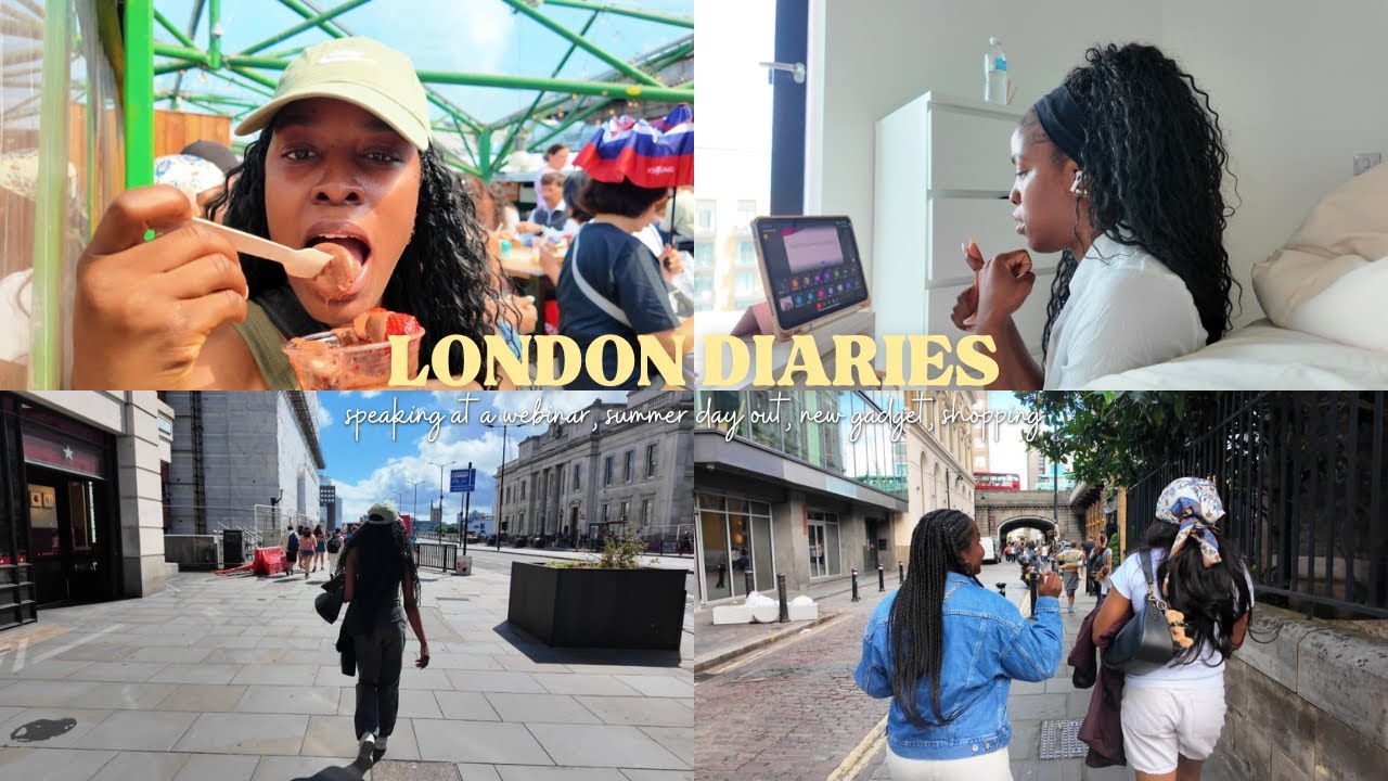 UK Living Vlog #1 | speaking at a webinar, summer day out, outfit shopping, airport goodbyes