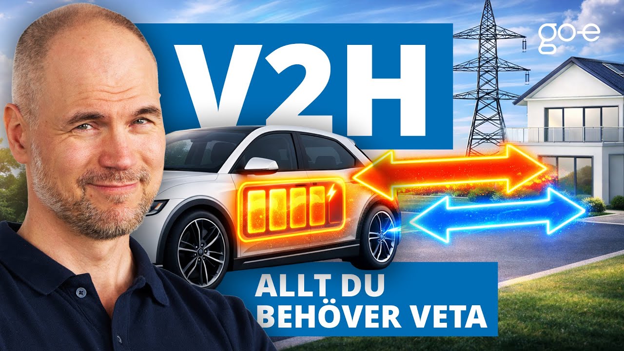 V2H: Allt du behöver veta för att försörja ditt hem med din elbil
