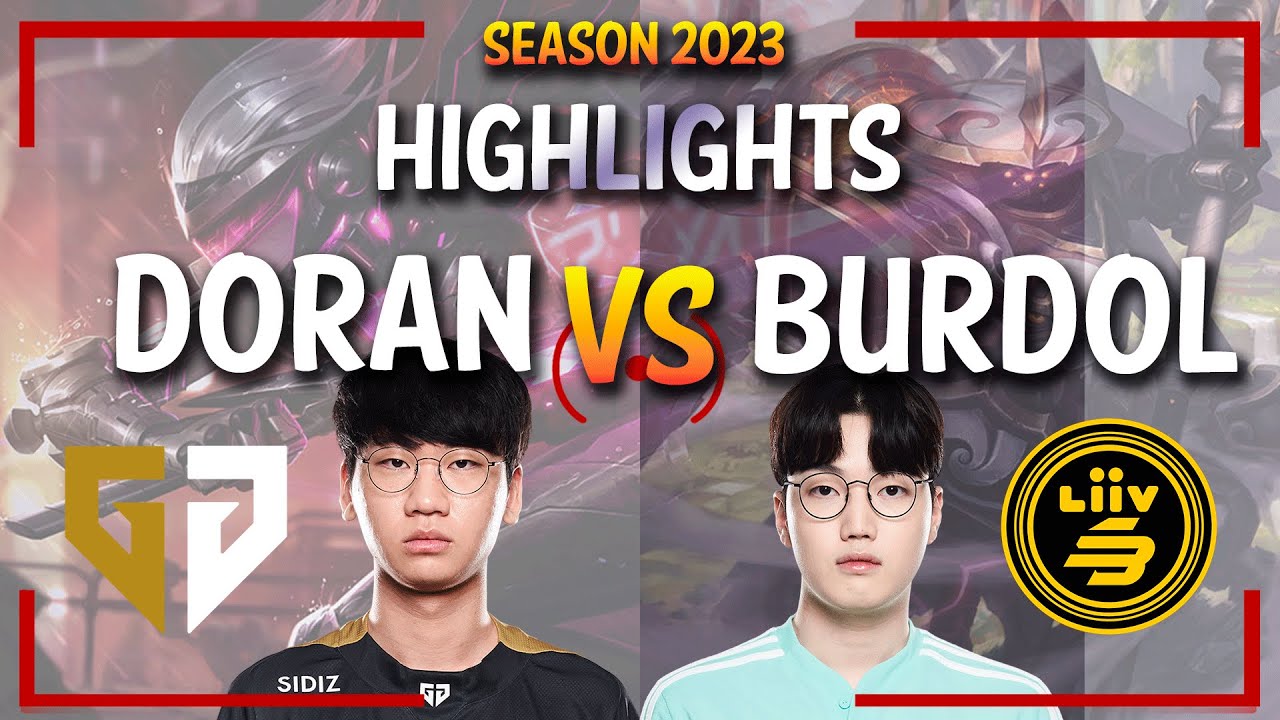 Gen Doran vs LSB Burdol - HIGHLIGHTS - Doran FIORA vs JAX - KR Ranked