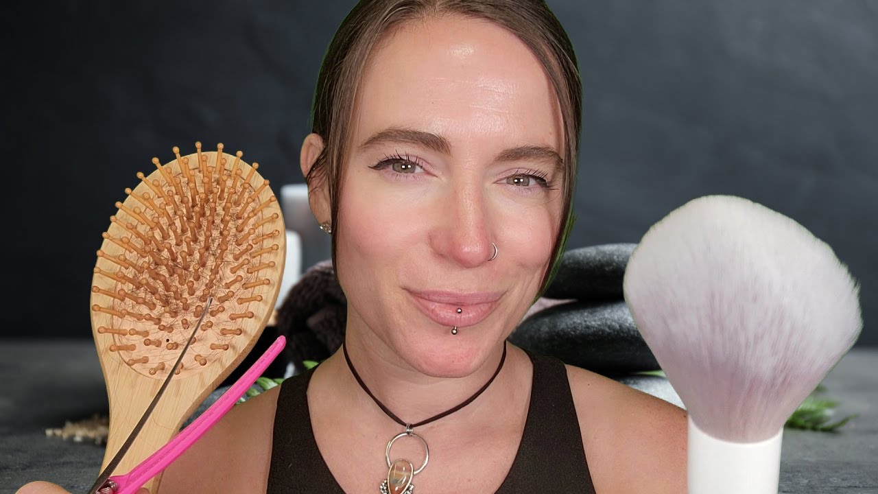 ASMR - Sleep Clinic Layered (Hair Brushing, Massage, Scalp Scratch)