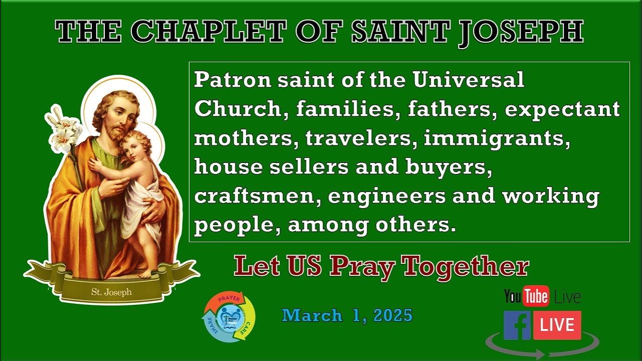 The Chaplet of St. Joseph  -  March 1, 2026