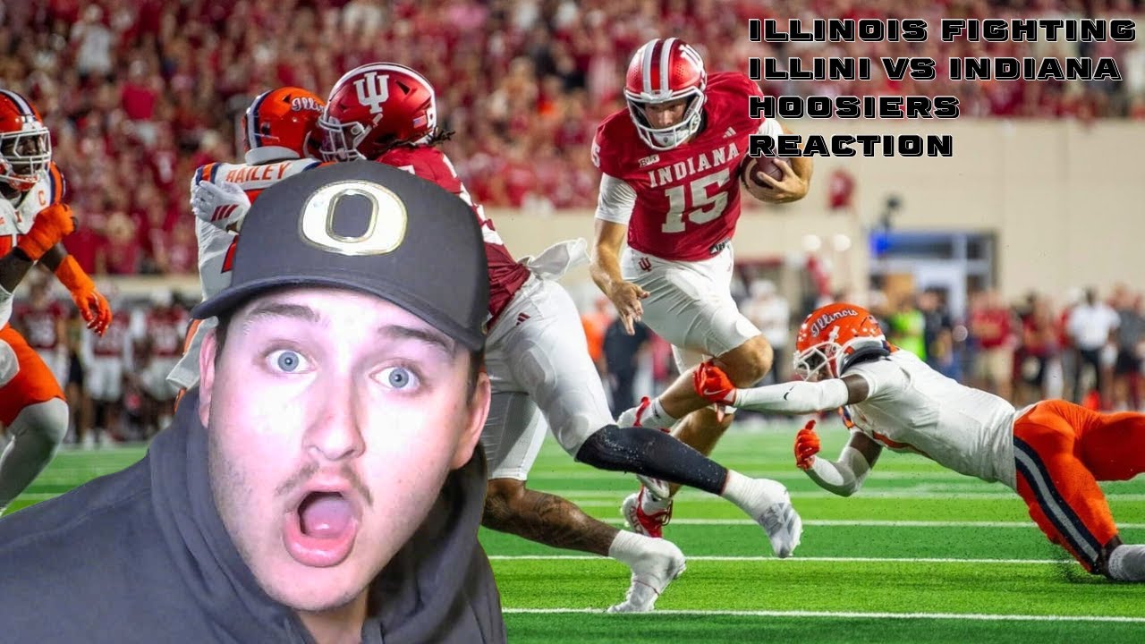 Illinois Fighting Illini vs Indiana Hoosiers Highlight Reaction