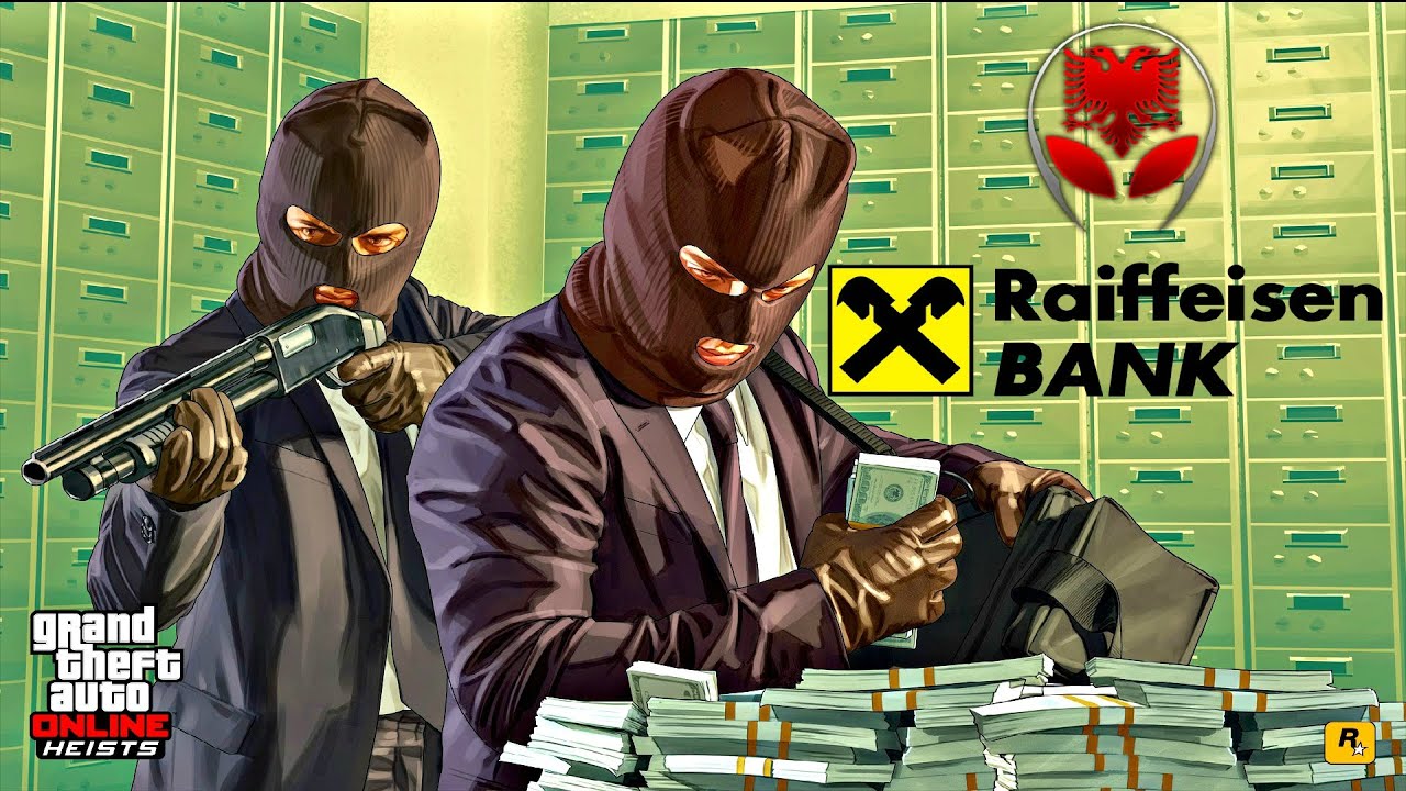 GTA 5 SHQIP - Vjedhja e Raiffeisen Bank !! - SHQIPGaming