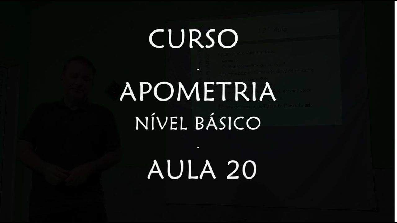 CURSO: APOMETRIA - NÍVEL BÁSICO - 20ª AULA