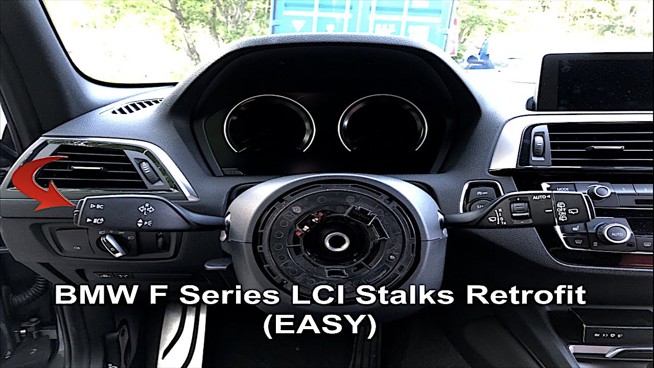 BMW F Series LCI Stalks / Turn Signals Retrofit ( Lane Departure Warning , Heated Steering Wheel )