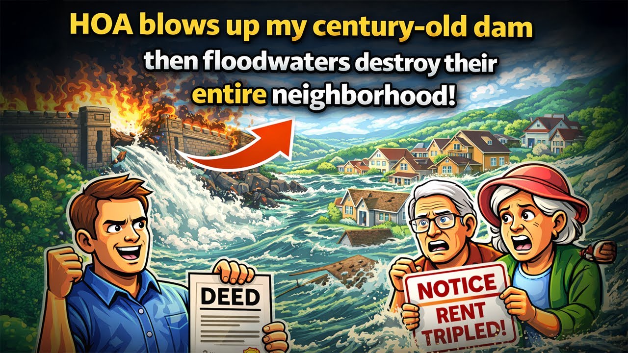 HOA’s fatal mistake: Destroying my dam unleashed a flood disaster!