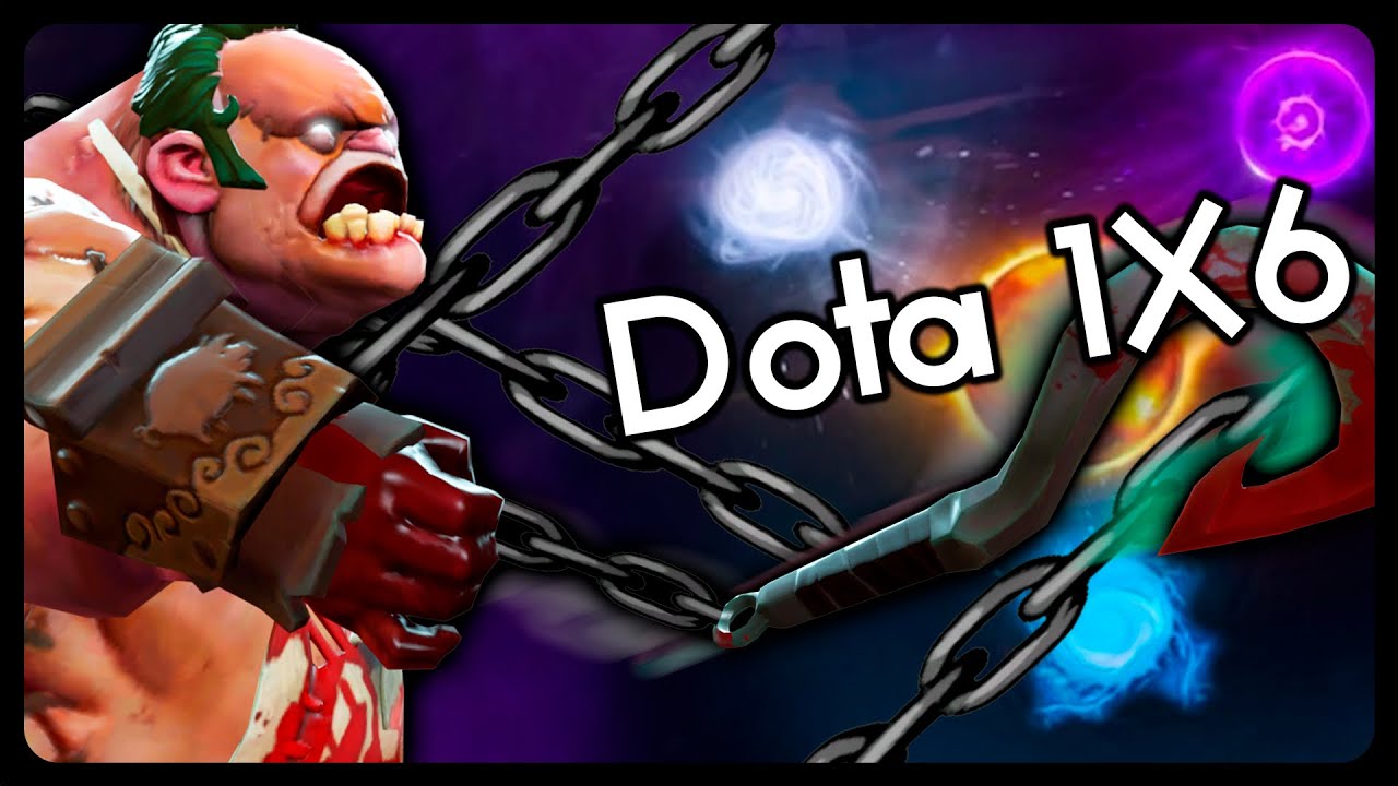 The GigaChad Ganking Build!! Pudge in Dota 1x6!