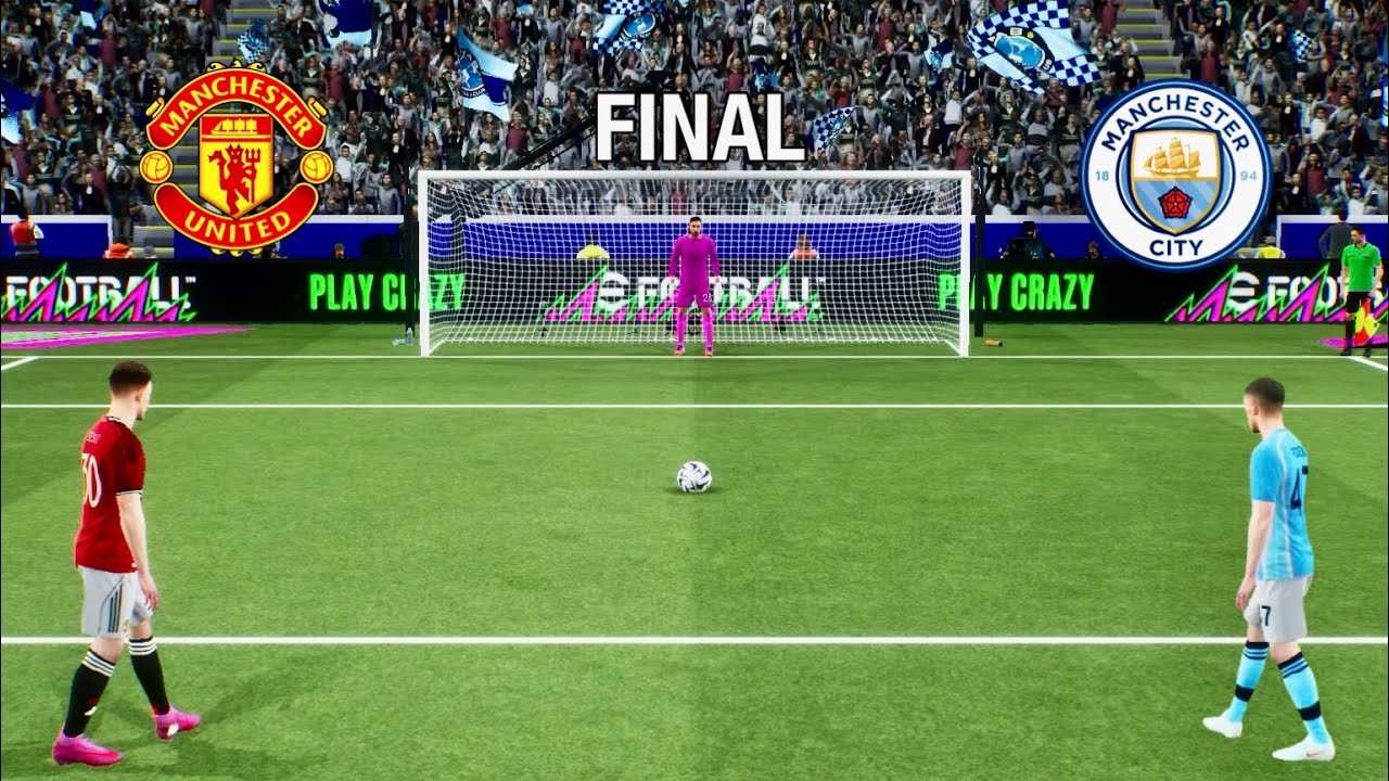 Man City vs Man United Penalty Shootout | MNB vs MUM Match | Highlights