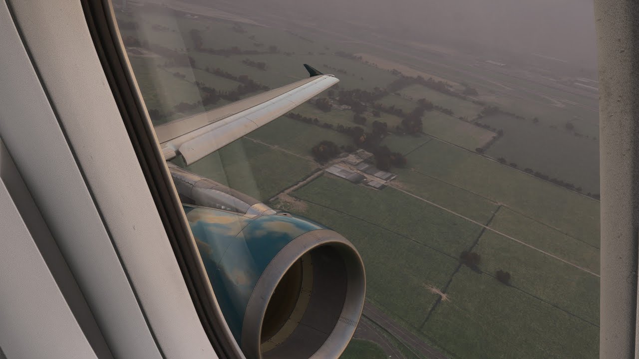 Cloudy Sunset Departure out of Dublin Airport (EIDW) | Fenix A320 CFM | MSFS24