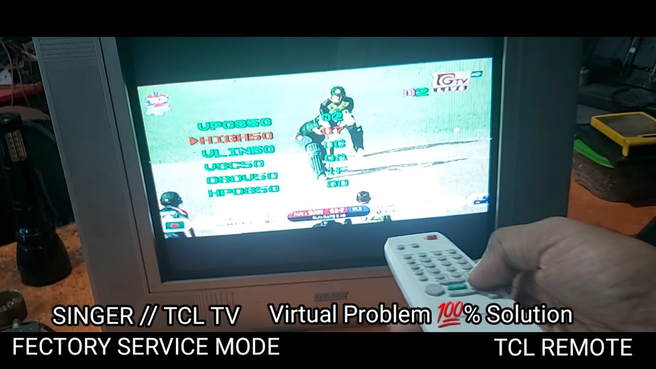 TCL Singer Crt service Code Mode