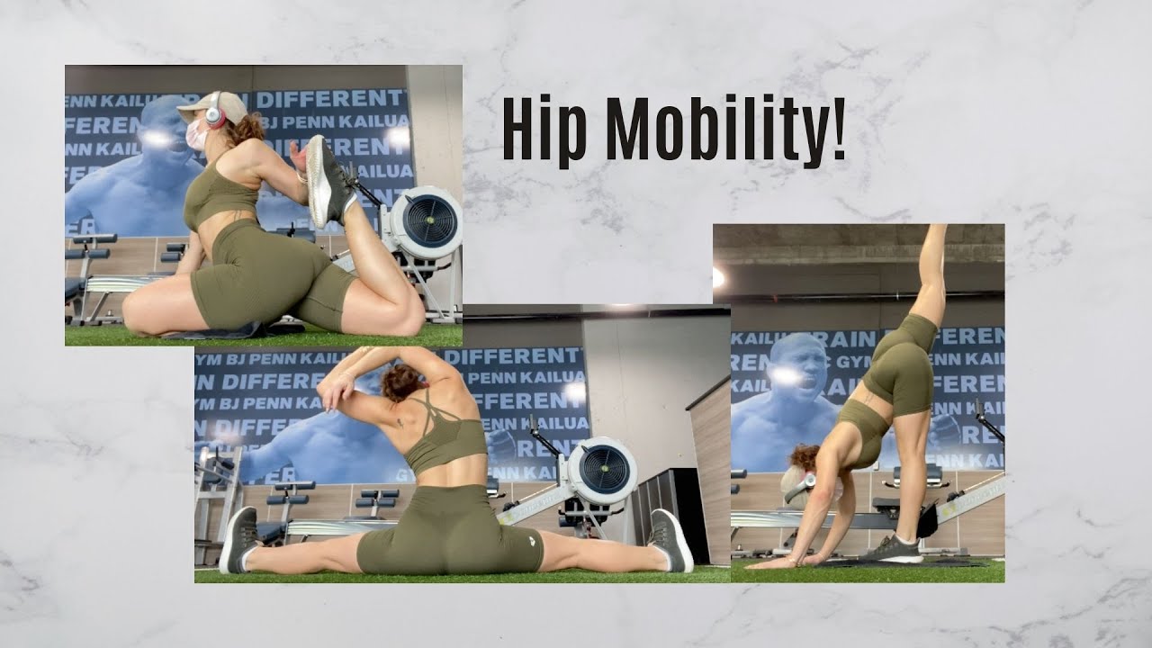 HIP MOBILITY STRETCHES! PRE OR POST WORKOUT!