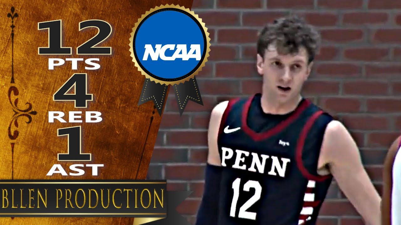 TJ Power - 12 Pts, 4 Reb, 1 Ast, 1 Blk Highlights｜Pennsylvania Quakers vs Harvard Crimson｜2026.01.19