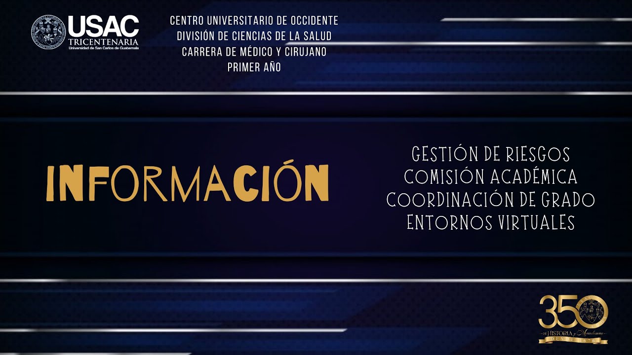 Información Gestión de Riesgos, Comisión Académica, Coordinación y Entornos Virtuales 2026