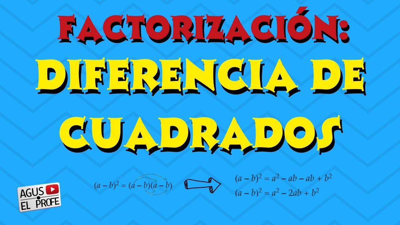 Aprende la Diferencia de Cuadrados en menos de 5 Minutos | Paso a Paso