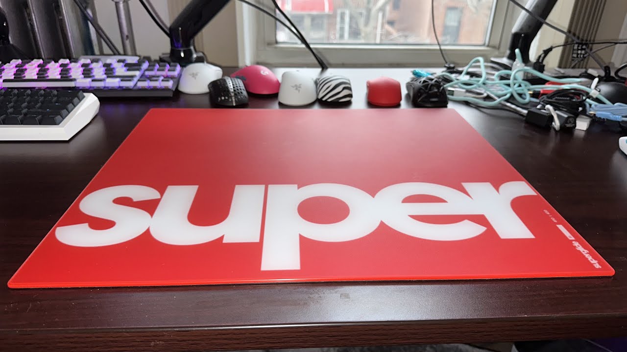 Обзор коврика для мыши Pulsar Superglide Glass! Улучшенный Skypad?