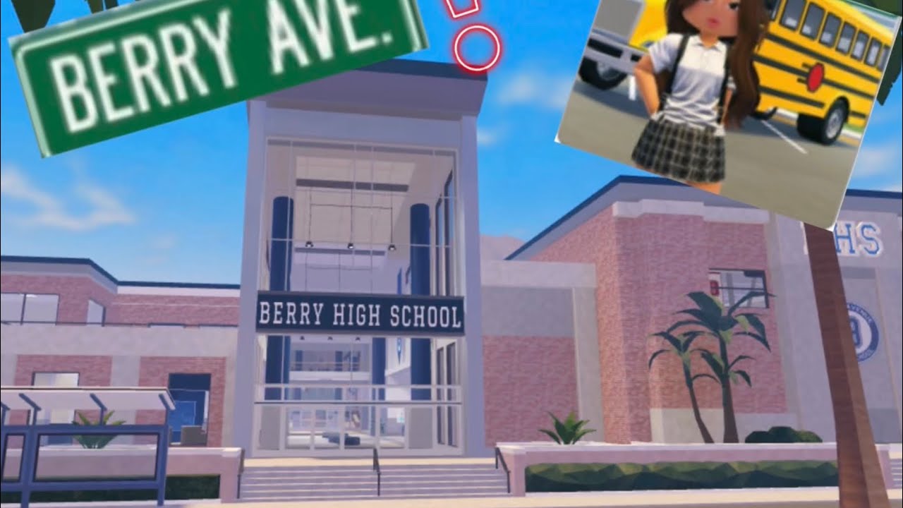New Barry Avenue is here ￼ and the school is huge 🥳🩷🔥 #berryave #roblox ￼#robloxedit 