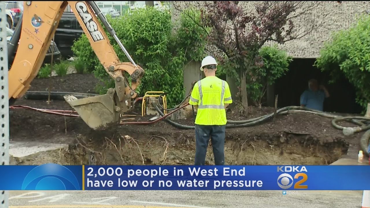 Penn American Water West End Customers' Service Interrupted