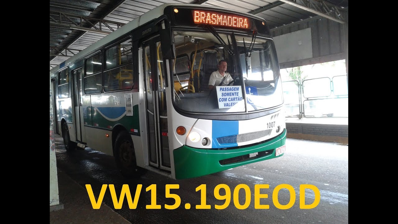 Som Volksbus 15.190 EOD na Carroceria Comil Svelto 2000