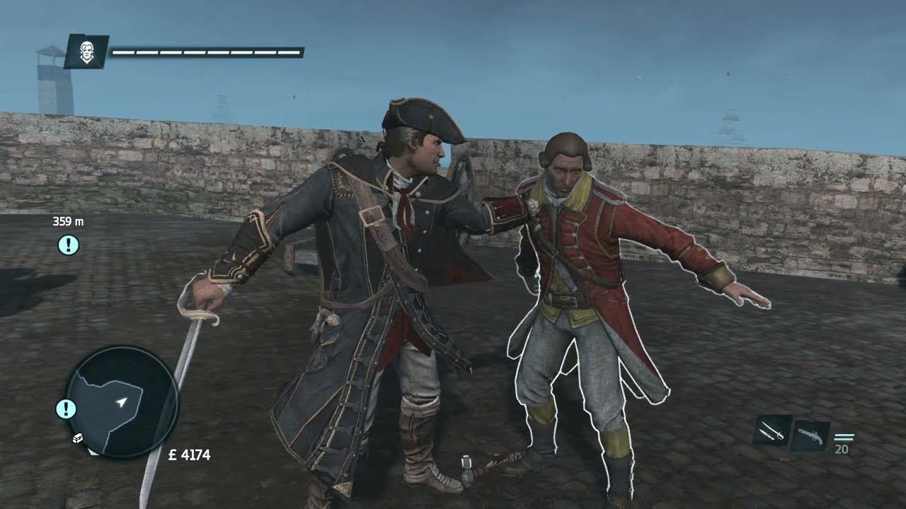 Assassin's Creed Rogue THE PERFECT MOD WITH ALL ANIMATIONS OF HAYTHAM SWORD STYLE