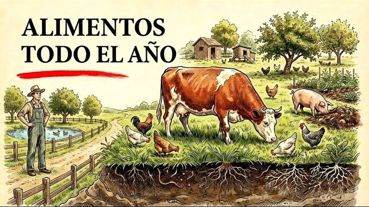 Alimenta a tu familia todo el año: el sistema de granja autosuficiente con pasto