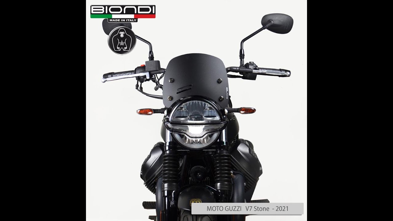 BIONDI TUTORIAL MONTAGGIO CUPOLINI MOTO GUZZI V7 STONE 850 2021 Stone
