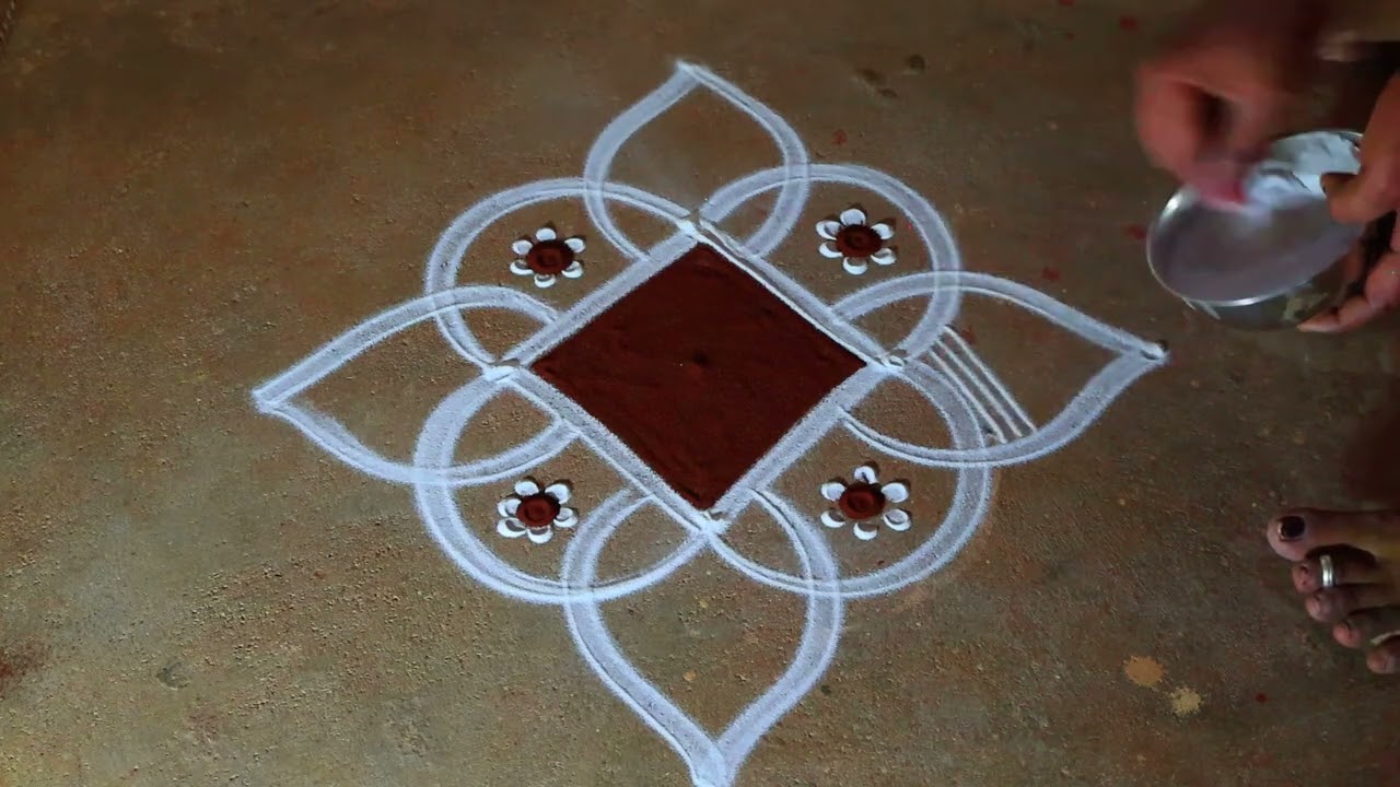 Chithirai madham 2026🌹 special flower rangoli  kolam 🌹3*1 pandagamuggulu 🌹#kaalaithendralkolangal