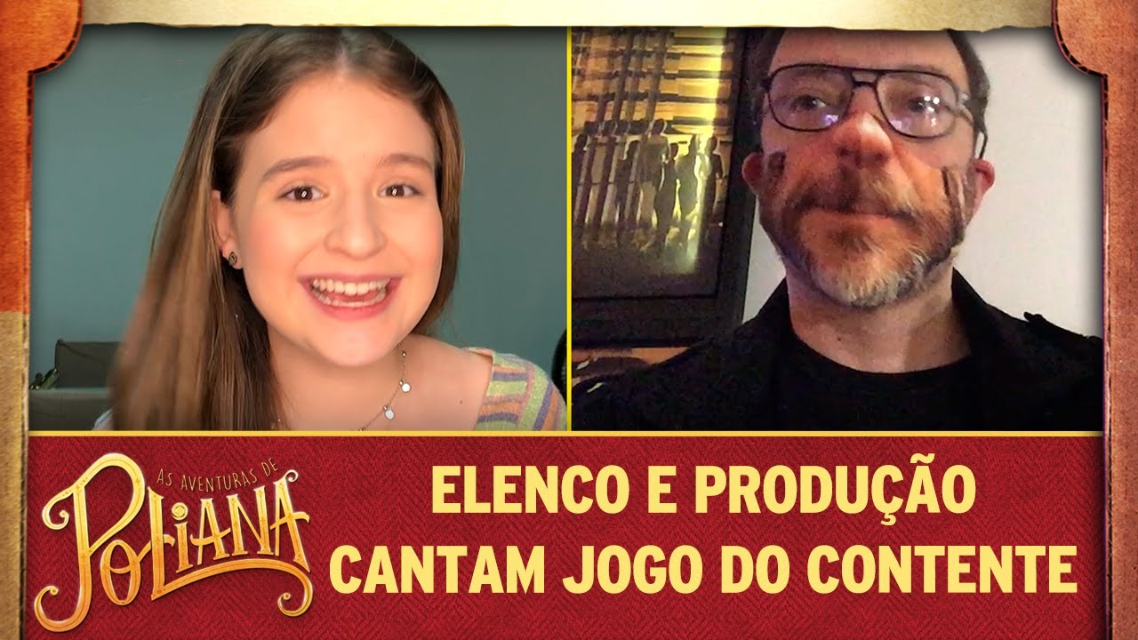 Bastidores: elenco e produção cantam Jogo do Contente | As Aventuras de Poliana