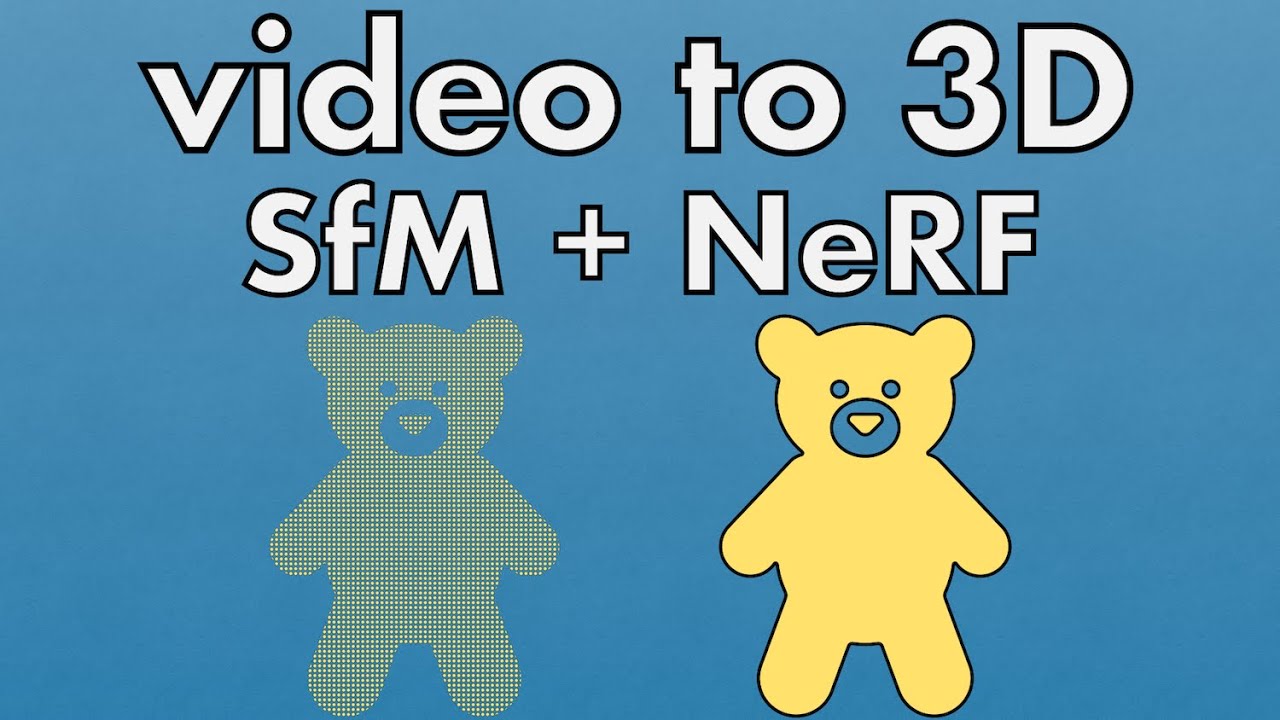 VGG-SfM and Mip-NeRF 360 Pipeline for iPhone Video 3D Reconstruction