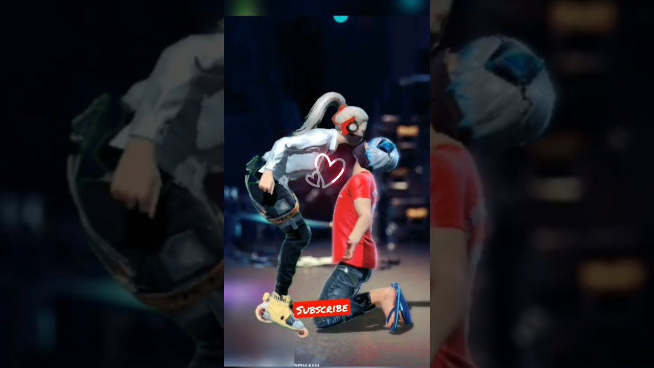 free fire love kiss status video/free fire kiss emote video.// garena free fire.//