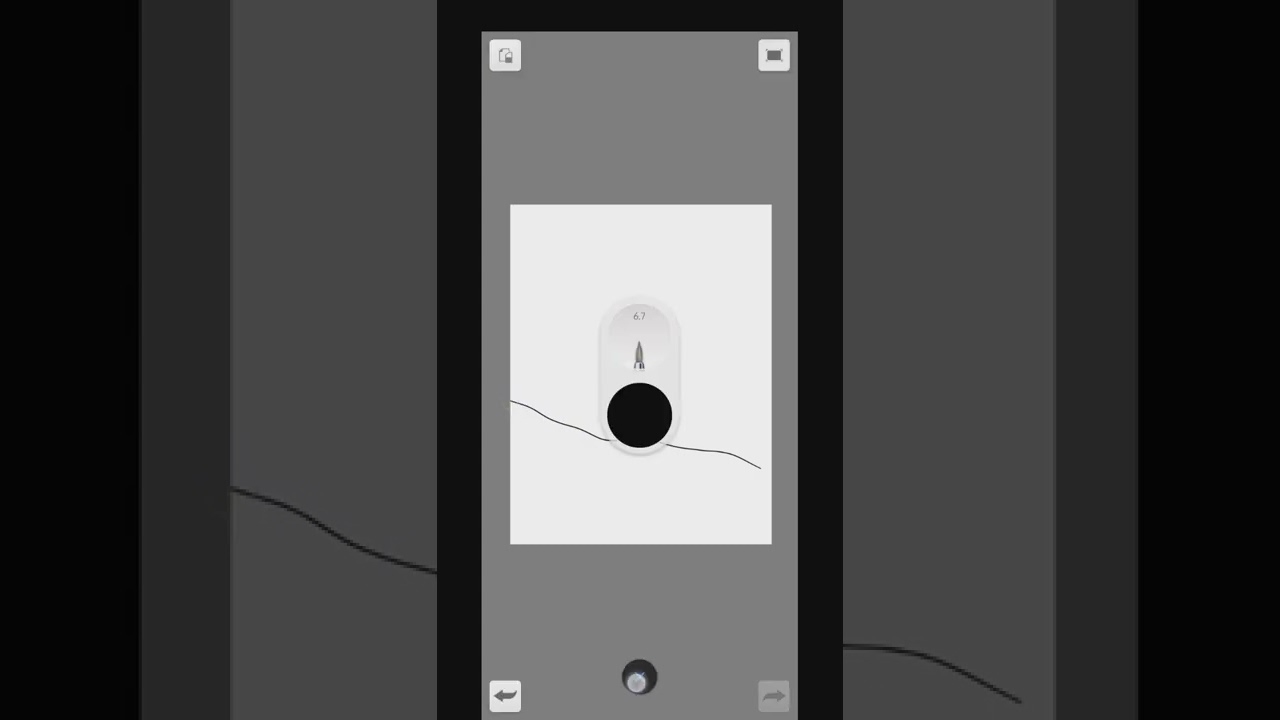 Drawing a simple vector landscape silhouette on Autodesk sketchbook