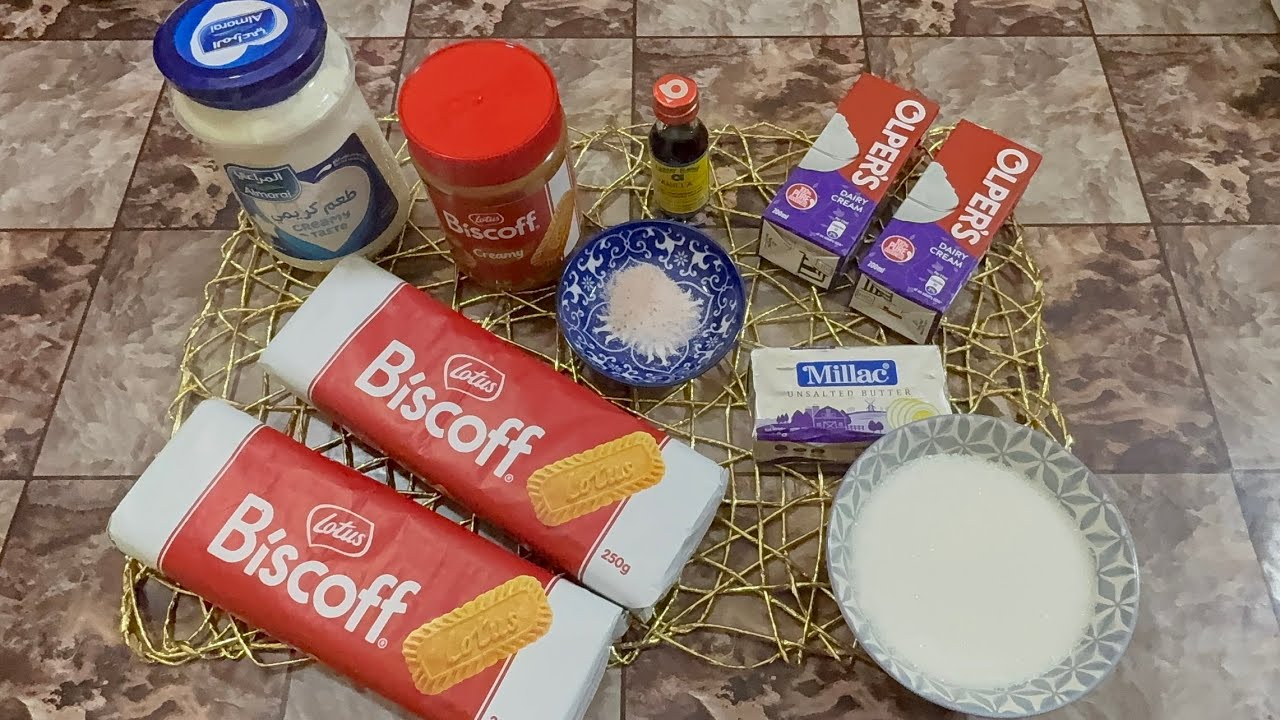 No Bake Lotus Biscoff Cheesecake 