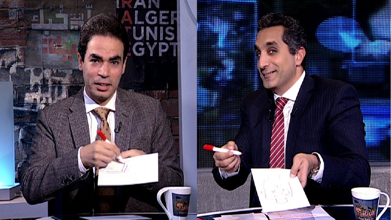 الإعلامي أحمد المسلماني في البرنامج؟ مع باسم يوسف