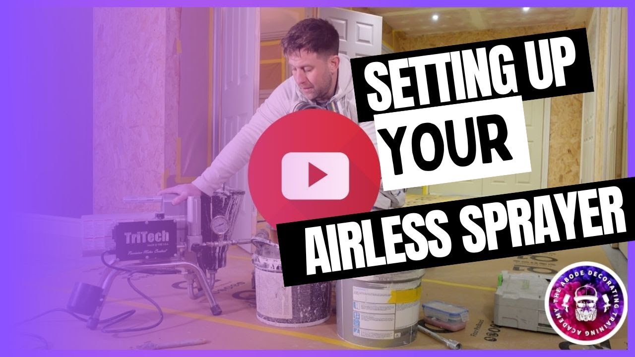 How to set up an airless sprayer