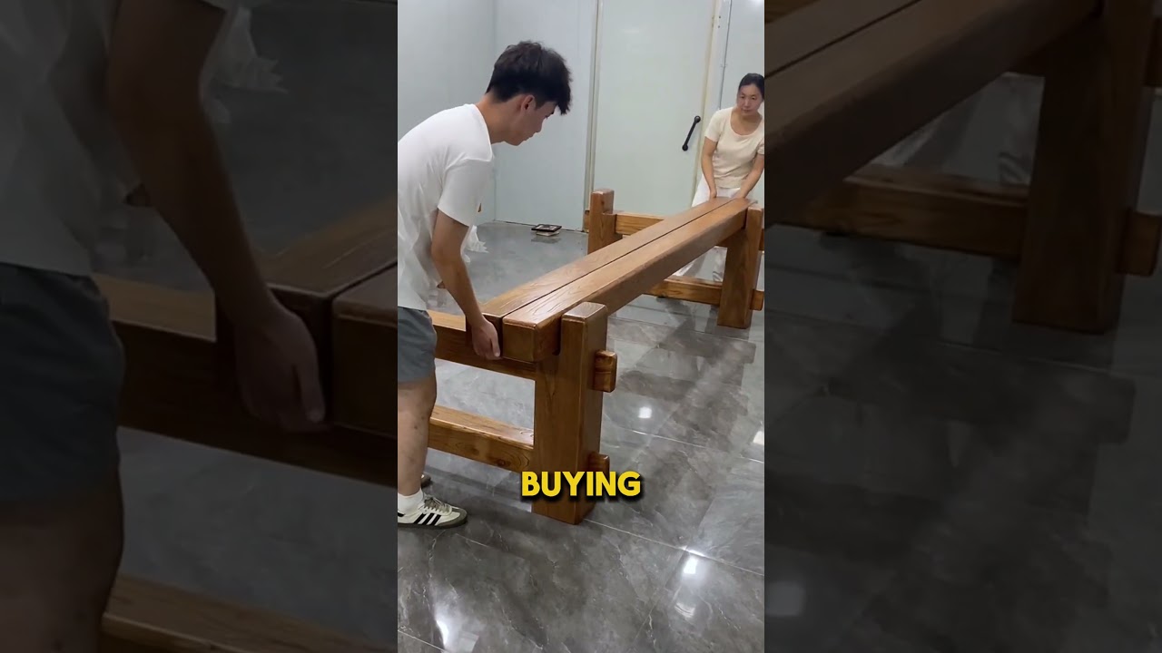 Why Does This Wooden Furniture Cost So Much and Weigh a Ton