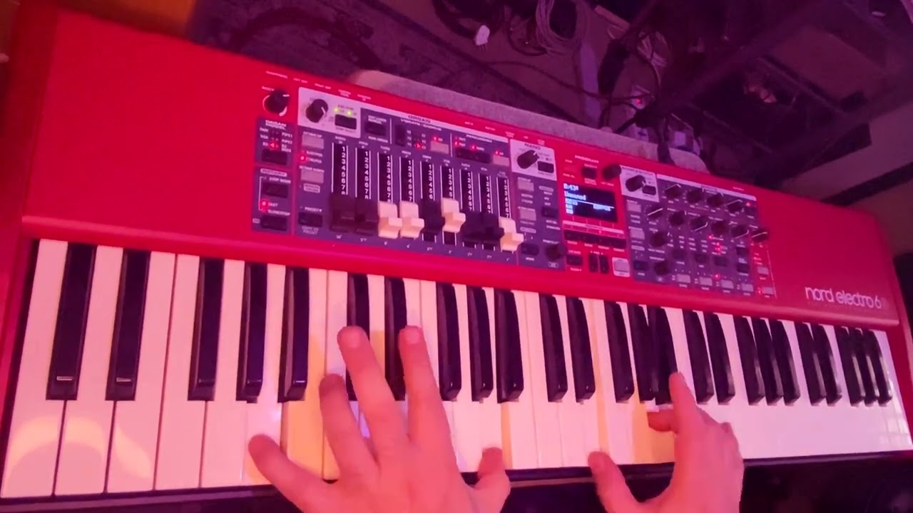 The changeling the doors hammond organ part #thedoorscover #thedoors #organ  #hammond #nord